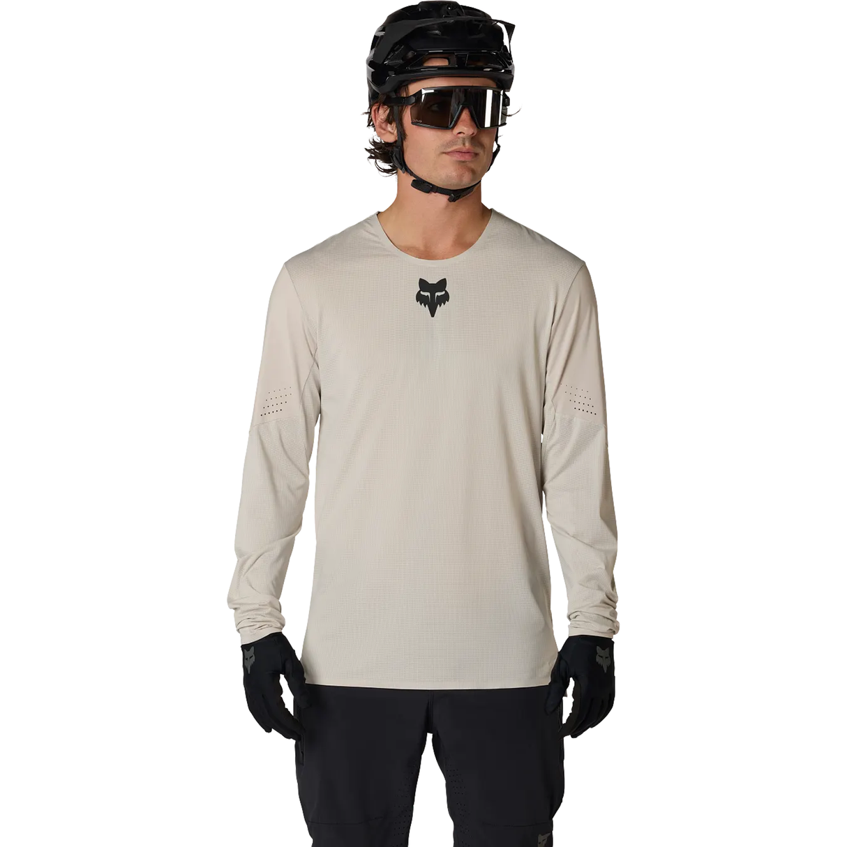 Maglia maniche lunghe mtb Fox Flexair - Bianco