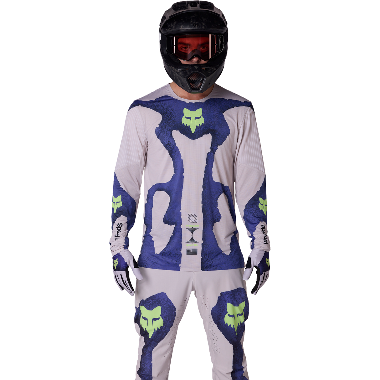 MTB-Langarmtrikot Fox Flexair Awareness – Mehrfarbig