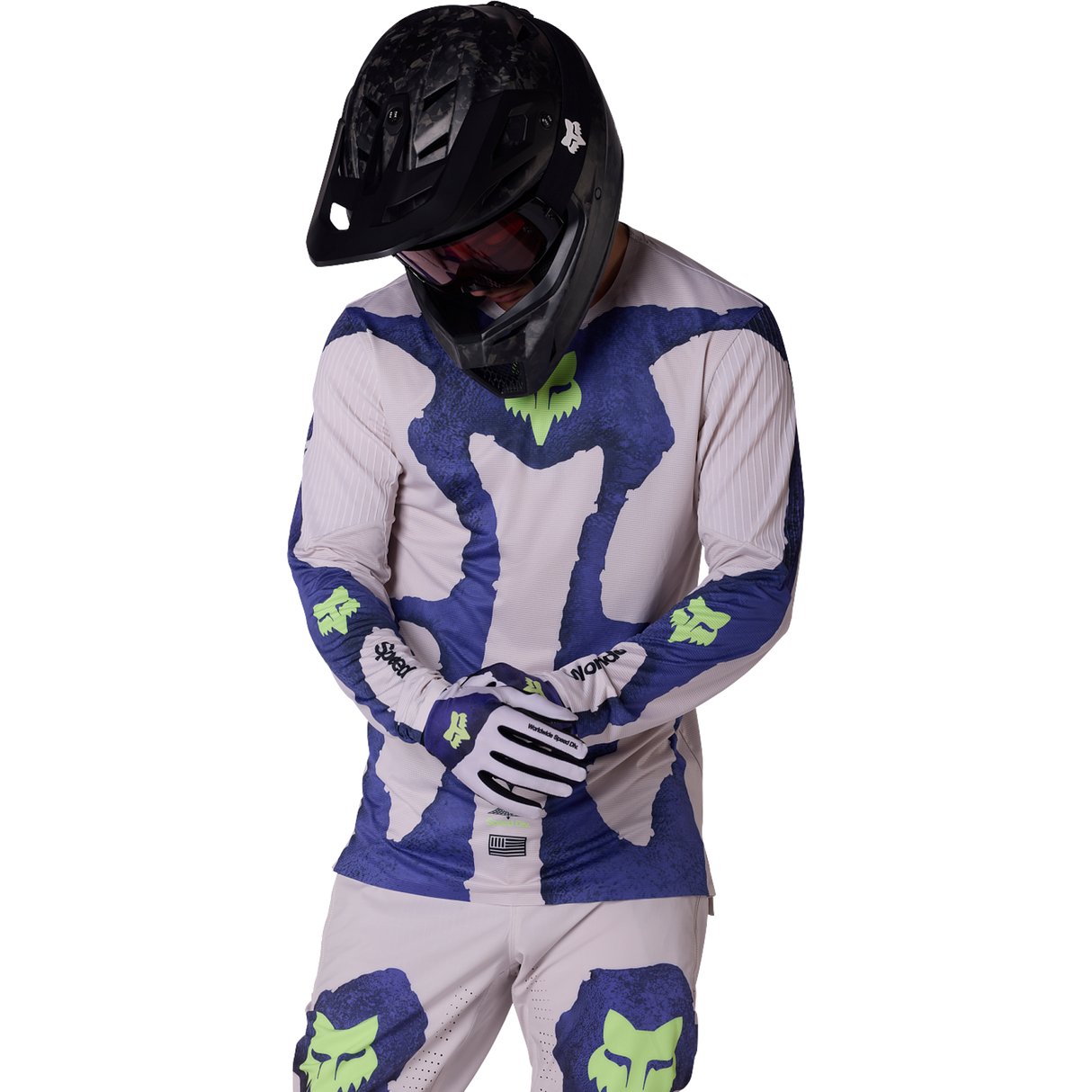 MTB-Langarmtrikot Fox Flexair Awareness – Mehrfarbig