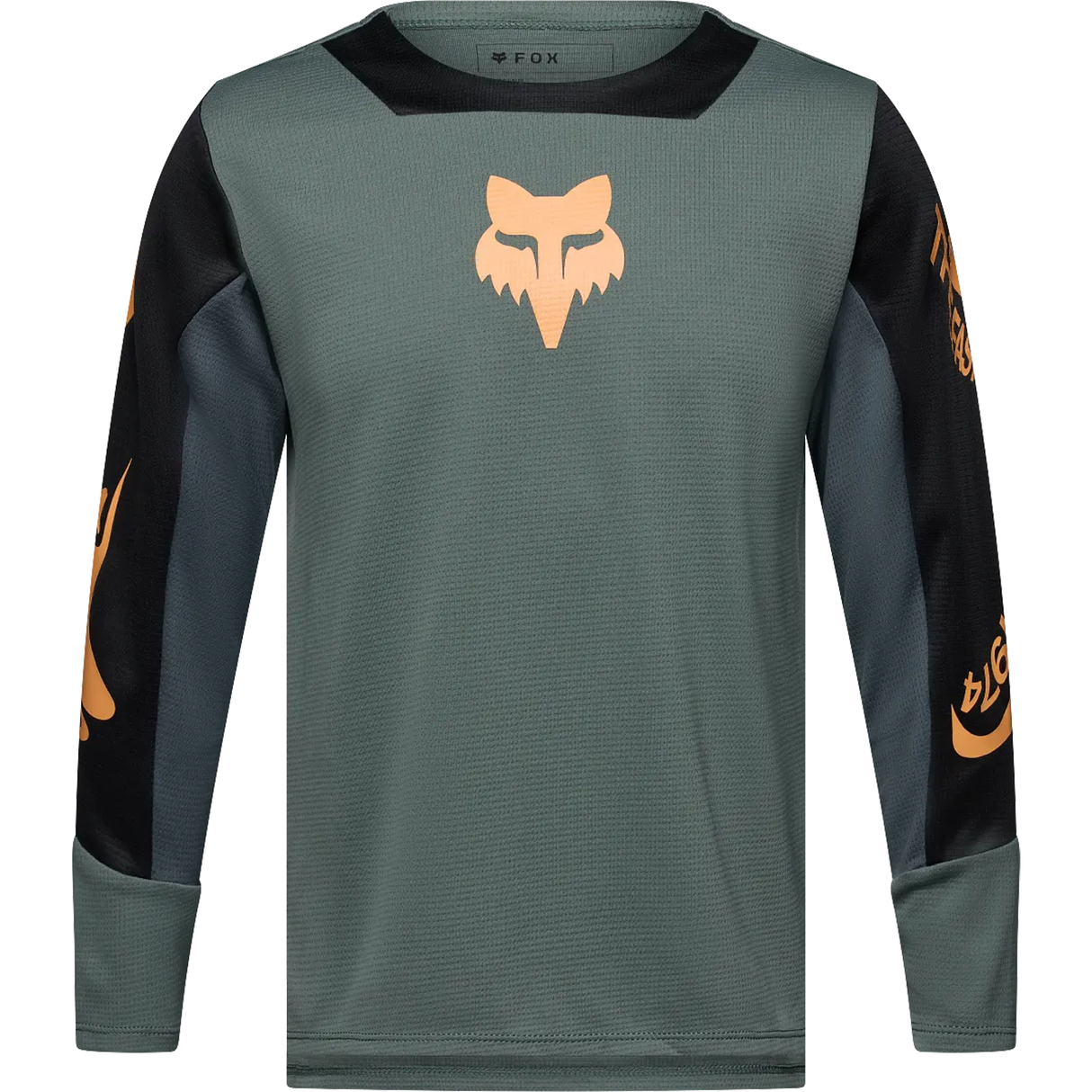 Maillot camiseta de manga larga para niño Fox Defend Creation - Verde