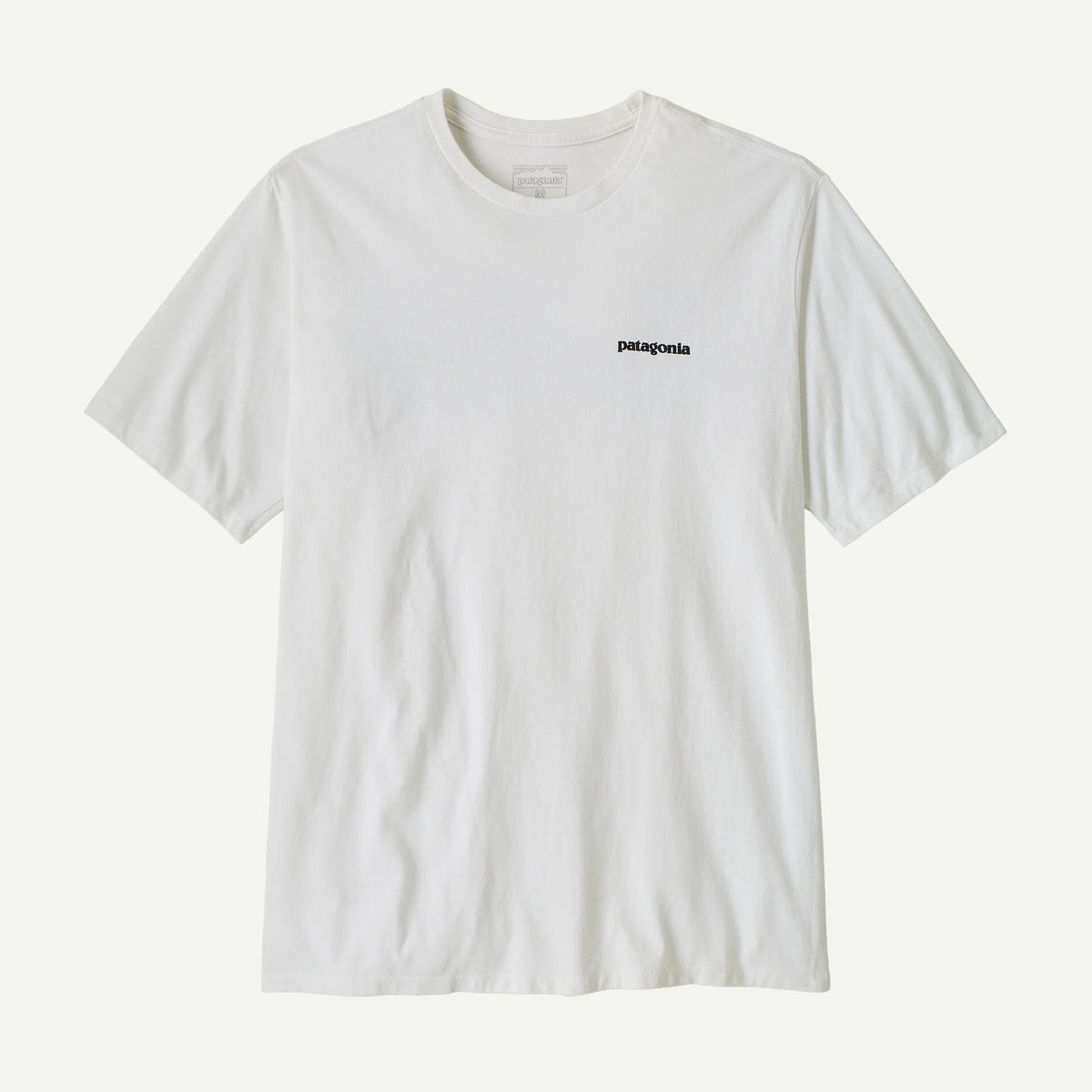 T-Shirt Patagonia P-6 Logo Responsibili-Tee - Bianco