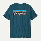 Camiseta Patagonia P-6 Logo Responsibili-Tee - Azul verde