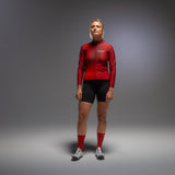 Maglia maniche lunghe Wilier Aurora - Rosso - M