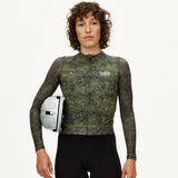 Jersey women’s long-sleeve Pas Normal Studios Essential Light AOP Grain - Green