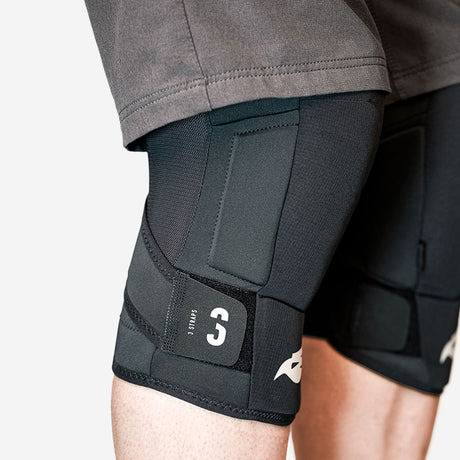 Protezioni ginocchia Bluegrass 3Straps - Nero - B