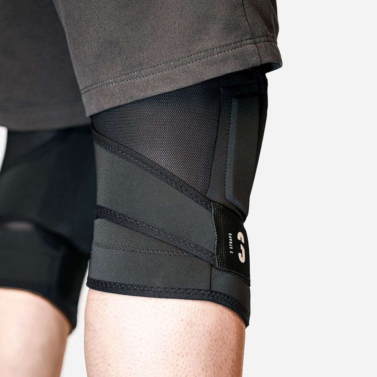 Protezioni ginocchia Bluegrass 3Straps - Nero - D