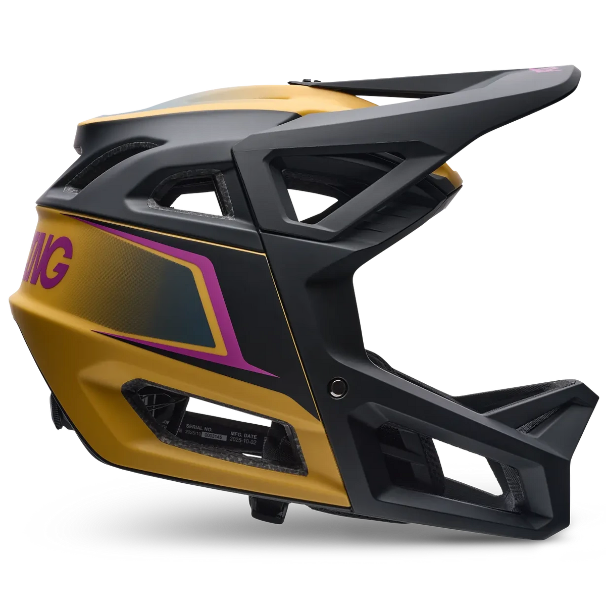 Casco Fox Proframe RS Heatstack - Dark yellow