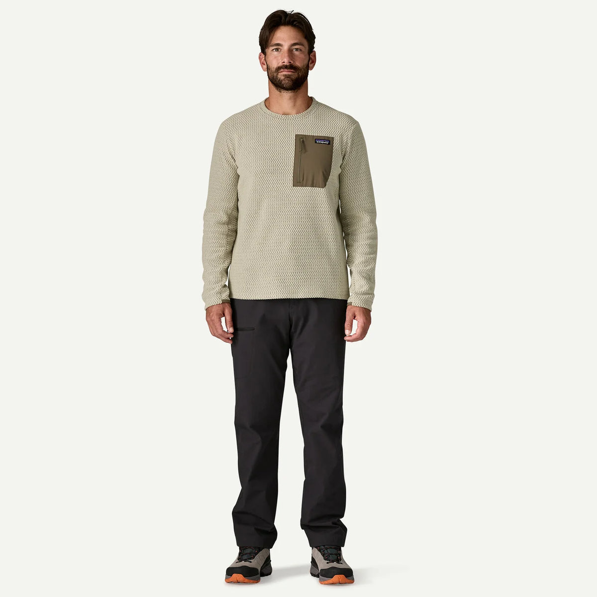 Patagonia R1 Air Crew Fleece - Beige