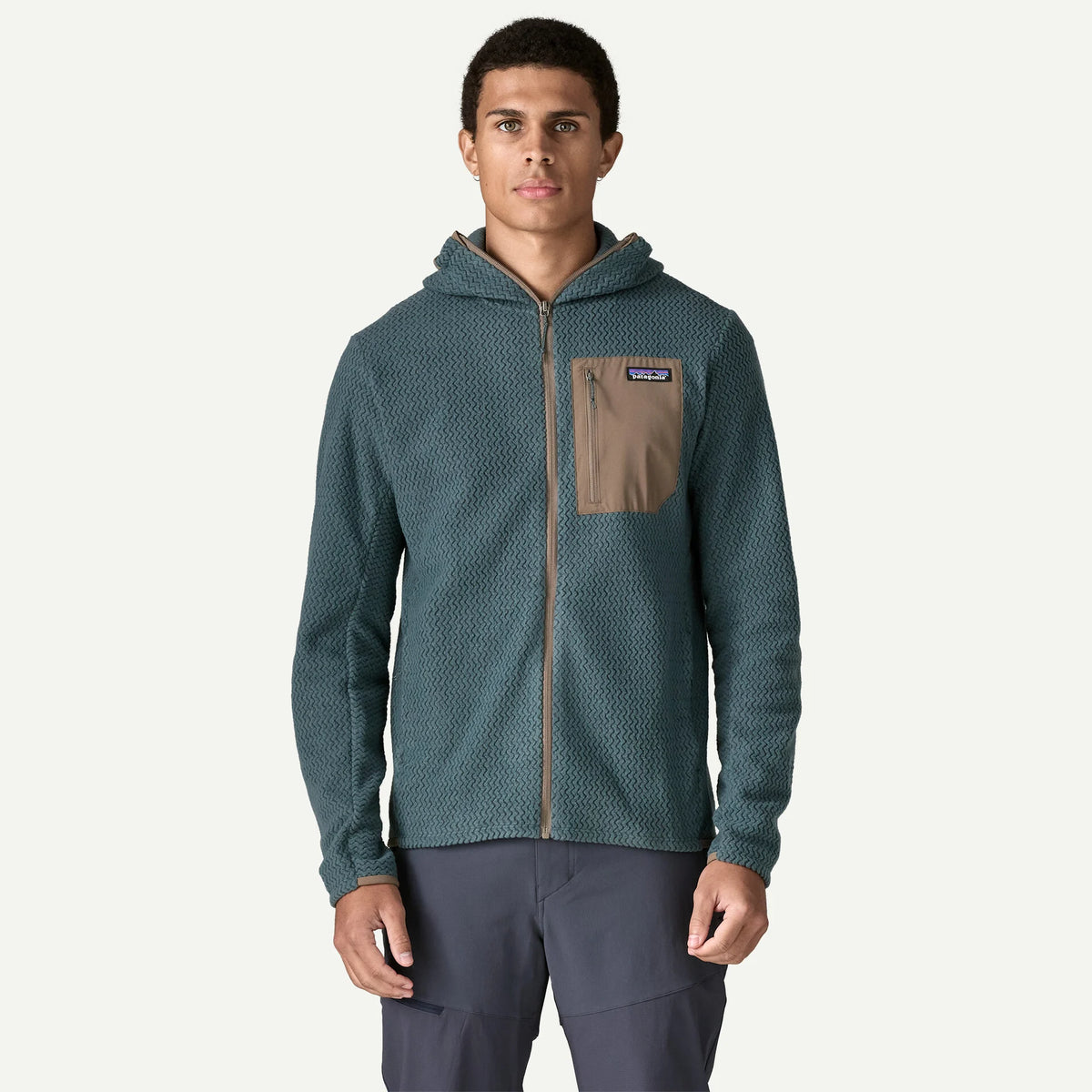 Patagonia R1 Air Full-Zip Fleece - Blue Grey