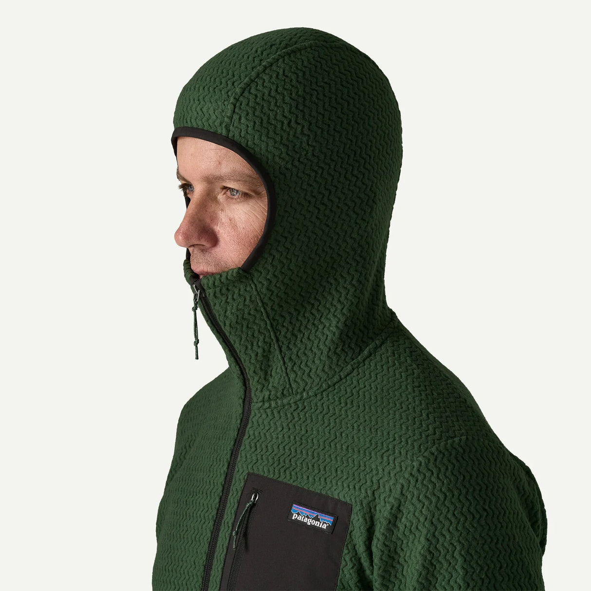 Patagonia R1 Air Full-Zip-Fleece - Grün