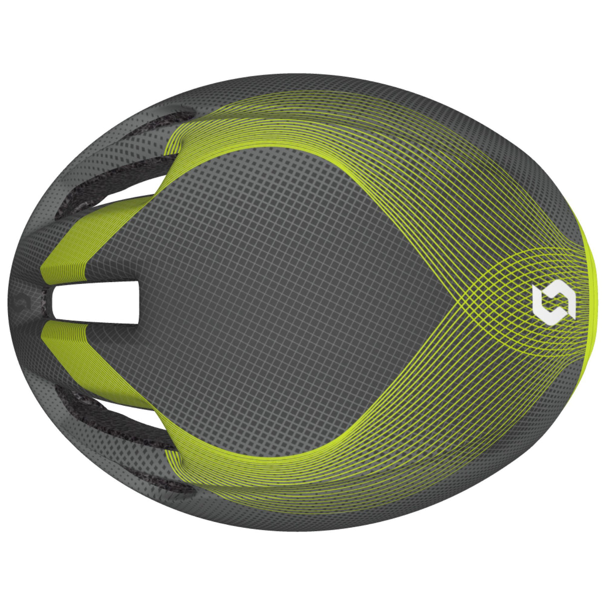 Casco Scott Cadence Plus - Grigio giallo - L