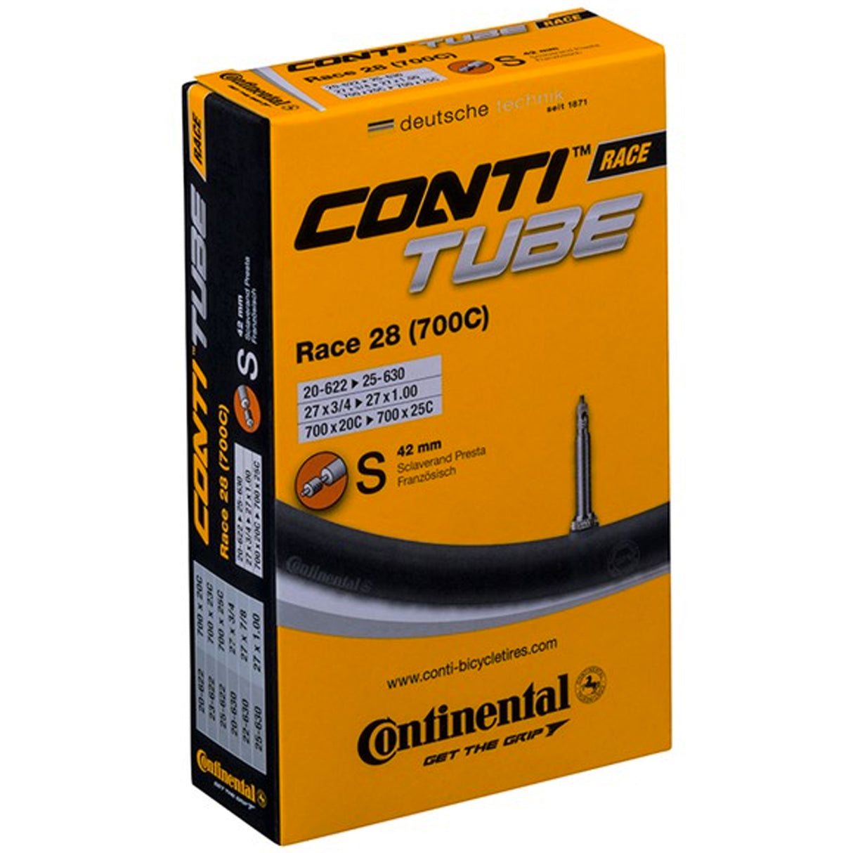 Camera d'aria Continental Conti Tube 700x20/25C - Valvola Presta 42 mm - N