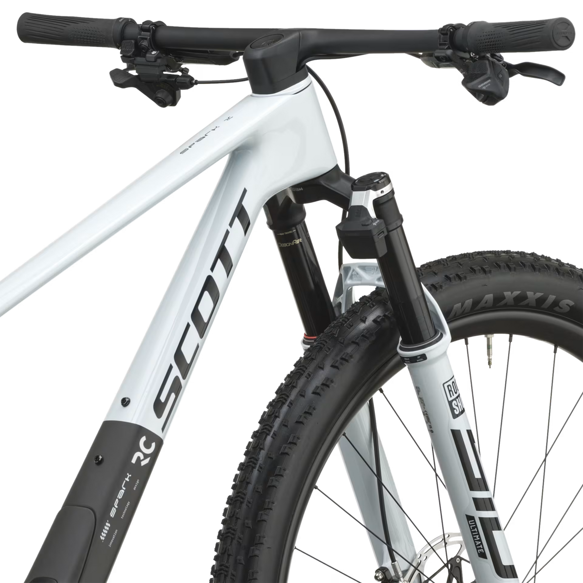 Scott Spark RC World Cup - Cumulus white Carbon black