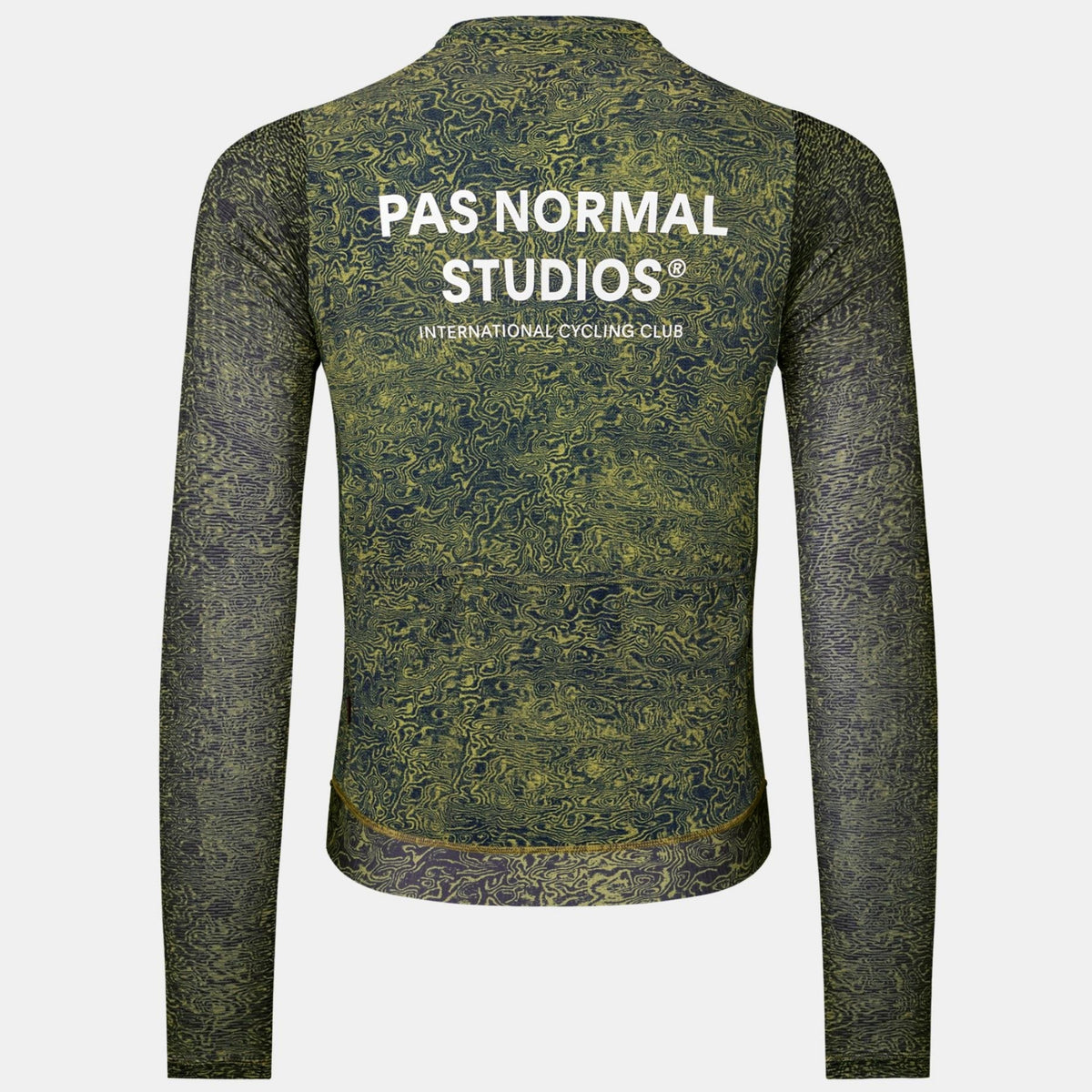 Maillot manga larga Pas Normal Studios Essential Light AOP Grain - Verde