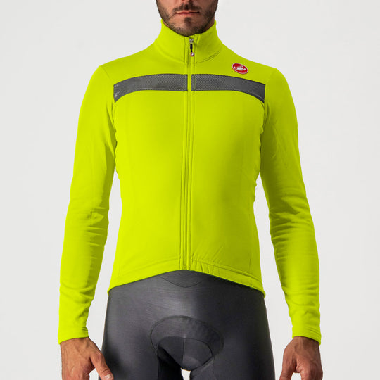 Maillot manga larga Castelli Puro 3 - Amarillo