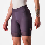 Pantaloncini donna Castelli Prima - Viola - M