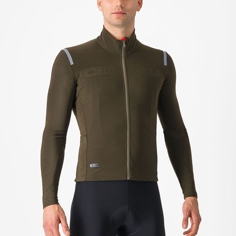 Maglia maniche lunghe Castelli Tutto Nano RoS - Marrone - P