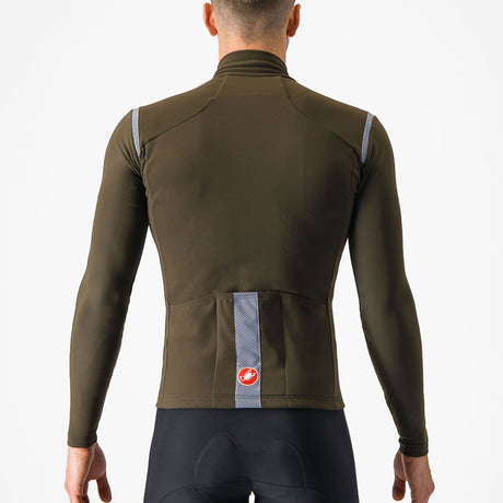 Maglia maniche lunghe Castelli Tutto Nano RoS - Marrone - Q