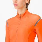 Castelli Tutto Nano RoS woman long sleeves jersey - Light orange