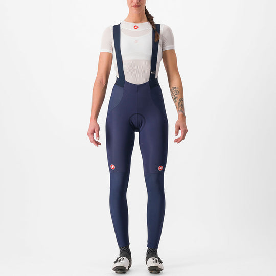Castelli Sorpasso Ros women bib tight - Dark blue