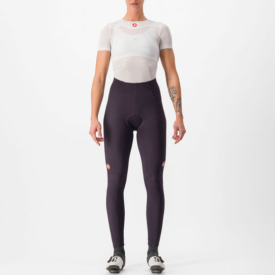 Culotte largo sin tirantes mujer Castelli Sorpasso RoS - Violeta