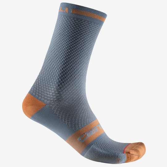 Castelli Superleggera T 18 socken - Blau orange
