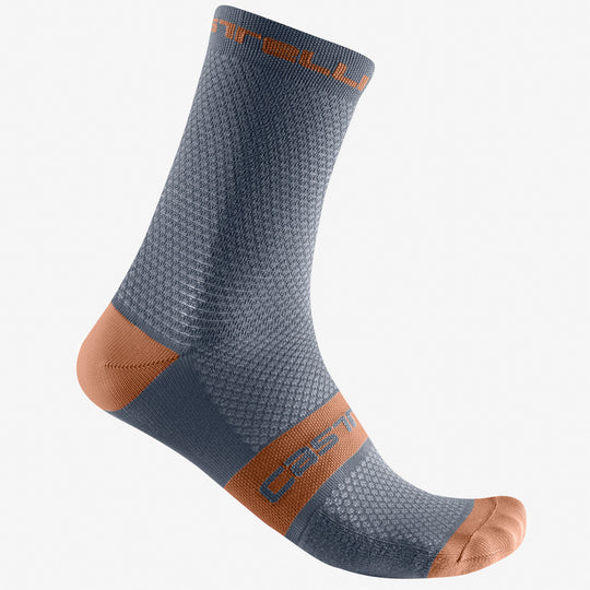 Castelli Superleggera T 12 Socken - Blau orange