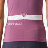 Maglia donna senza maniche Castelli Solaris - Bianco viola - Q