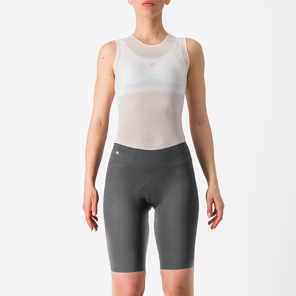 Pantaloncini donna Castelli Premio - Grigio - E