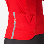 Maillot manches longues Castelli Pro Mid - Rouge fonce