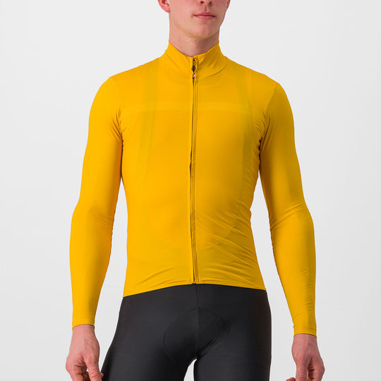 Maillot mangas largas Castelli Pro Mid - Amarillo