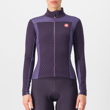 Maglia maniche lunghe donna Castelli Sfida 2 - Viola - M