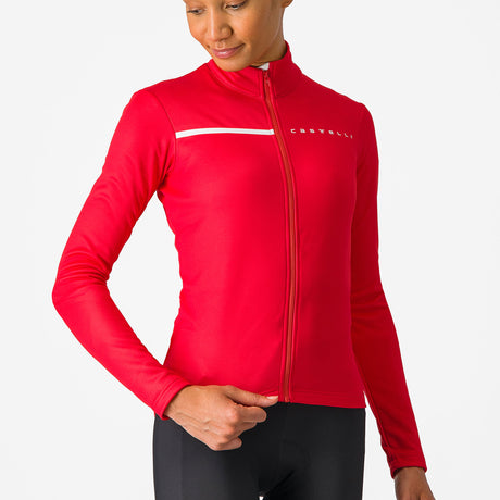 Maglia maniche lunghe donna Castelli Sinergia 2 - Rosa scuro - O