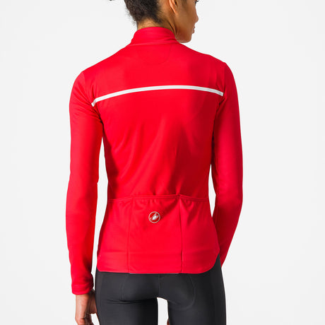 Maglia maniche lunghe donna Castelli Sinergia 2 - Rosa scuro - P