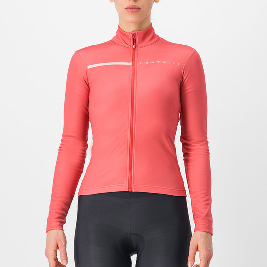Castelli Sinergia 2 woman long sleeves jersey - Pink