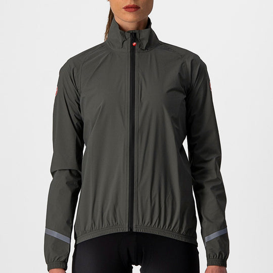 Jacket femme Castelli Emergency 2 Rain - Vert