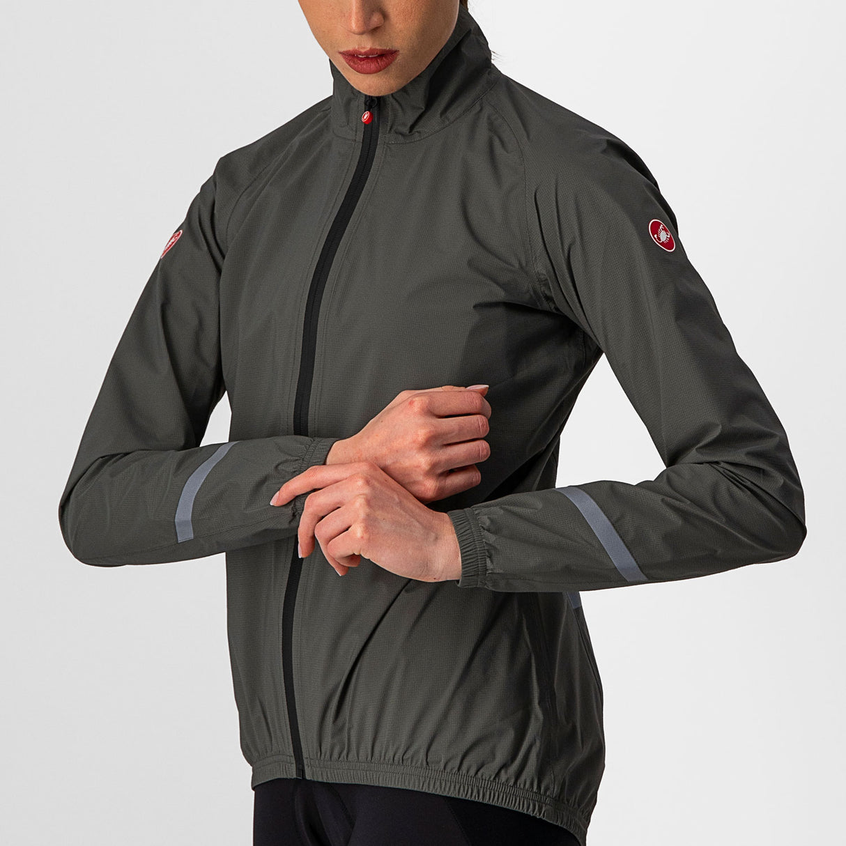 Mantellina donna Castelli Emergency 2 Rain - Verde - Q