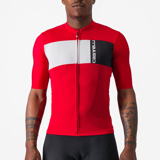 Maillot Castelli Prologo 7 - Rouge gris