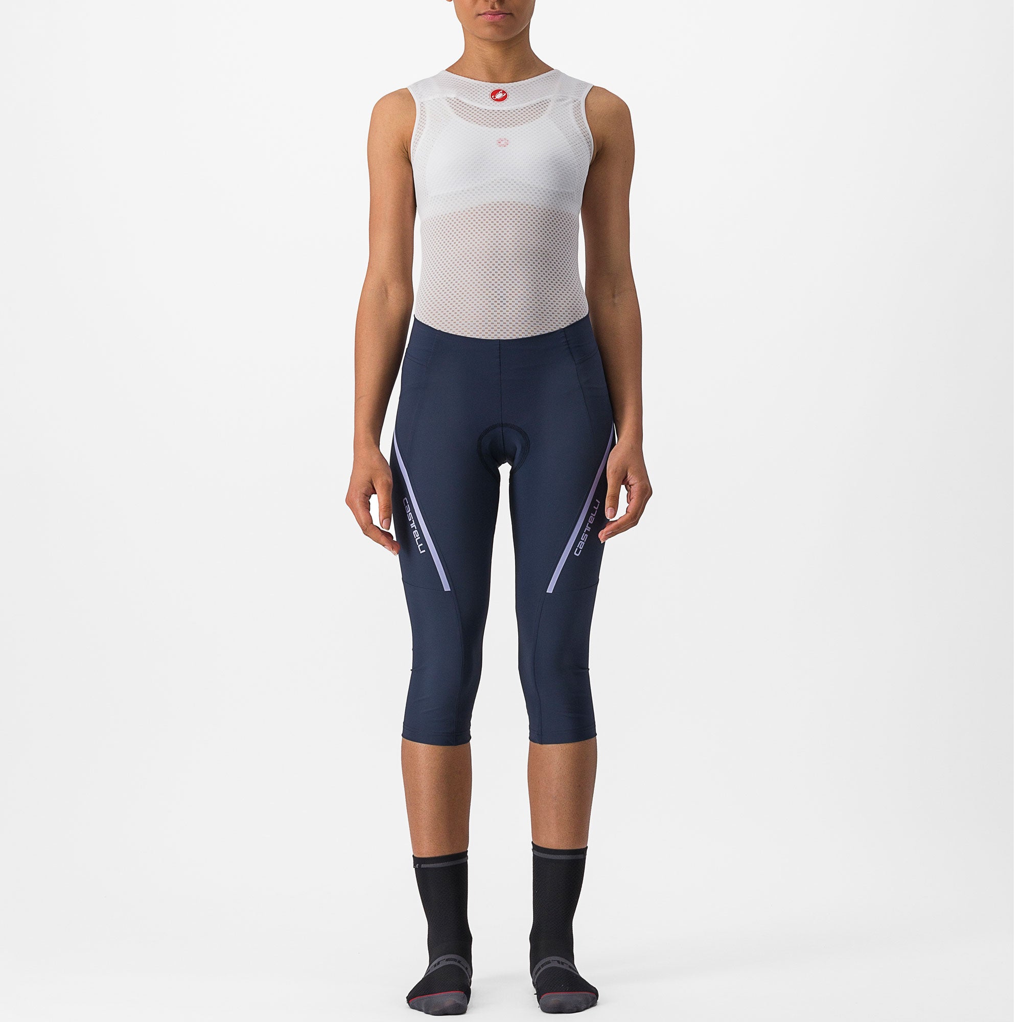 Bermuda donna Castelli Velocissima 3 - Blu viola - O