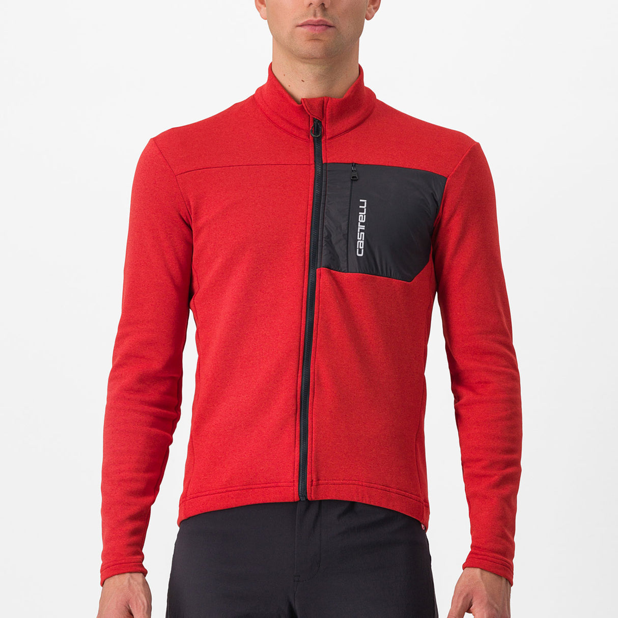 Maglia maniche lunghe Castelli Unlimited Trail - Rosso - A