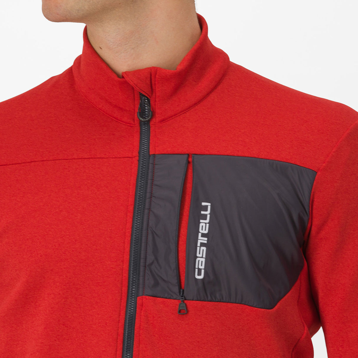 Maglia maniche lunghe Castelli Unlimited Trail - Rosso - C