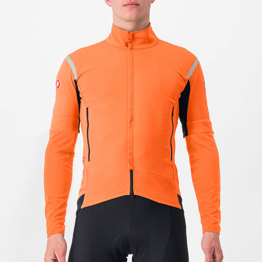 Chaqueta Castelli Perfetto RoS 2 Convertible - Naranja