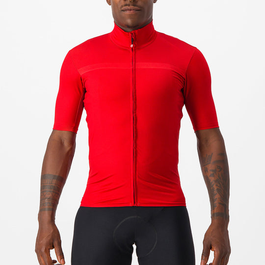 Maillot Castelli Pro Thermal Mid - Rojo claro