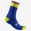 Castelli Quindici Soft Merino Socken - Blau gelb