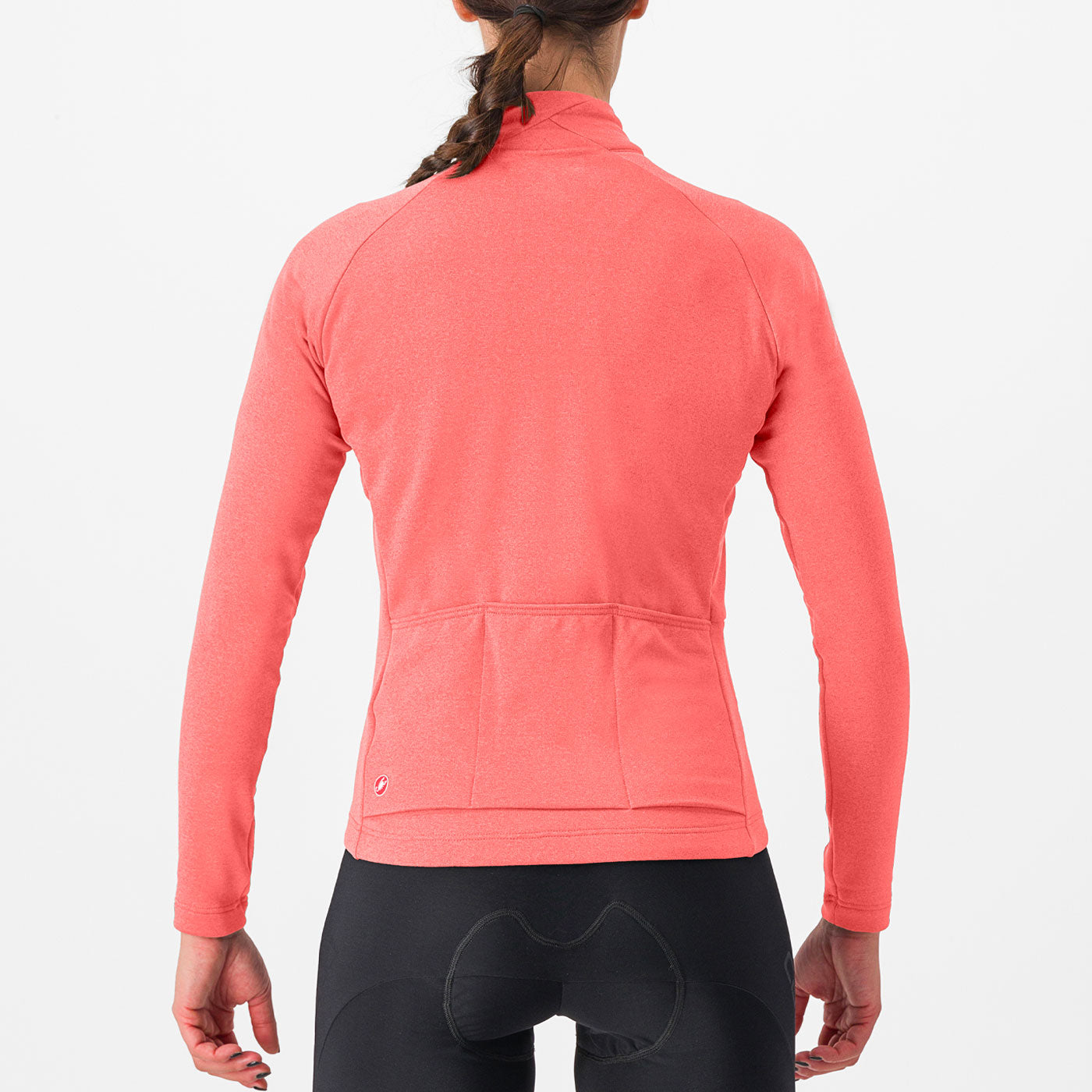 Maillot manches longues femme Castelli Unlimited Trail - Rose