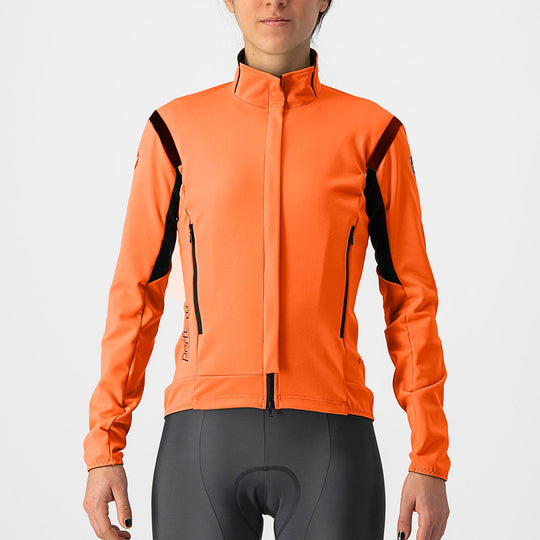 Castelli Perfetto RoS 2 woman jacket - Orange black