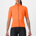 Castelli Perfetto RoS 2W Wind women jersey - Dark orange
