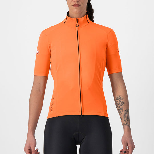 Maillot mujer Castelli Perfetto RoS 2W Wind - Naranja oscuro