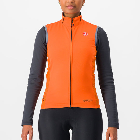 Castelli Perfetto RoS 2 women vest - Dark orange