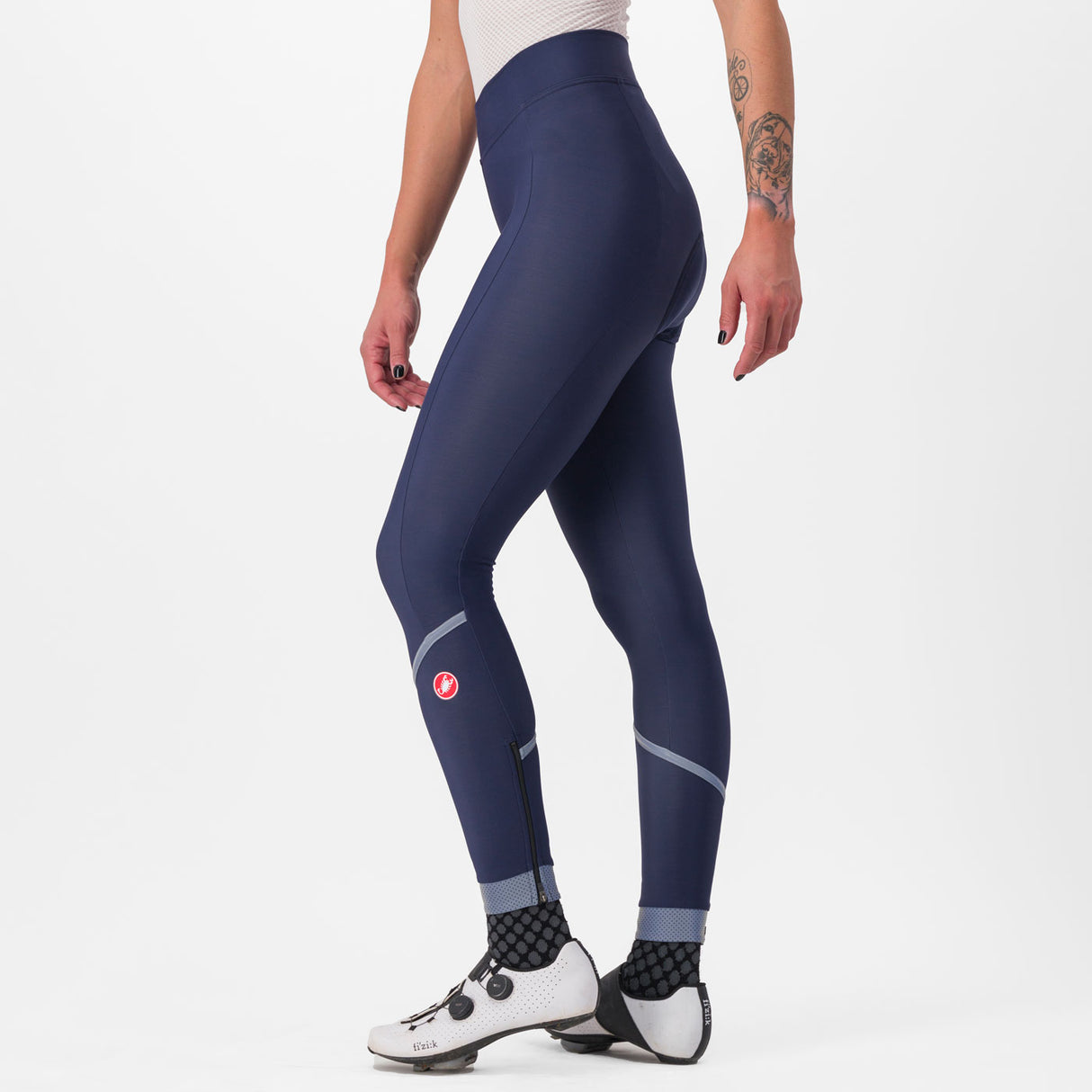 Calzamaglia senza bretelle donna Castelli Velocissima DT - Blu scuro - C